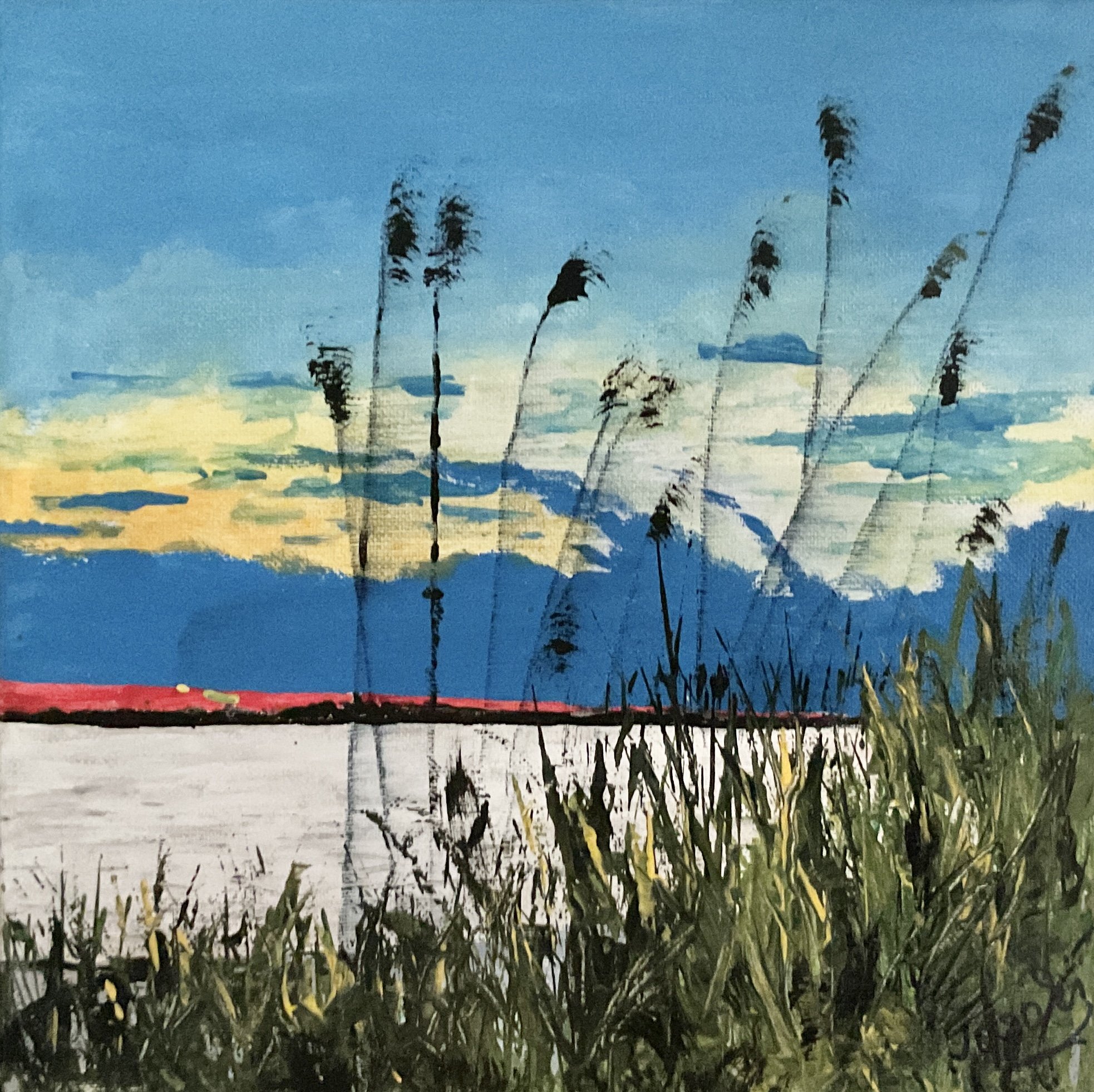 Morning over the Water #2 by Joan Schnuerch