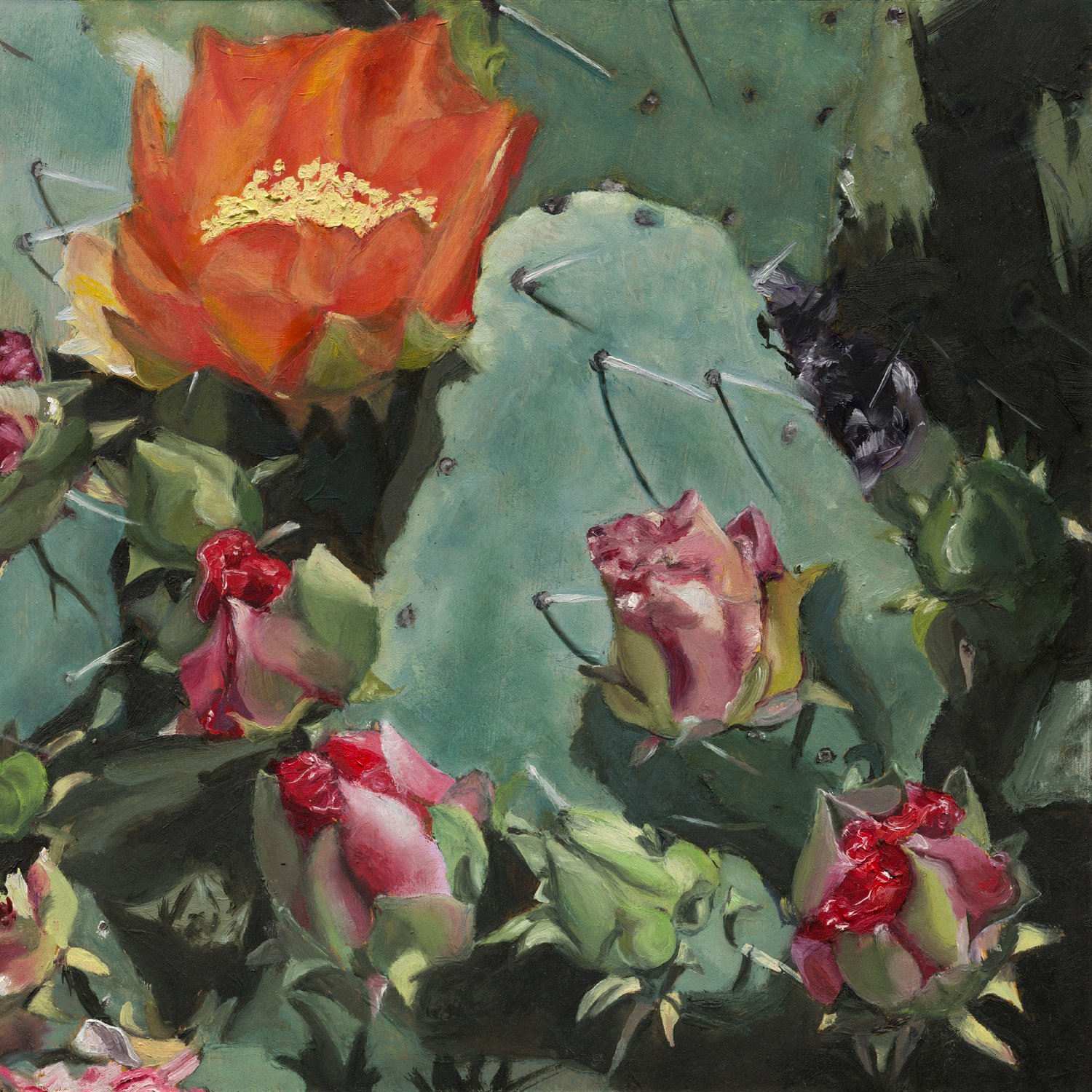 Cactus Flower by Leana Delle McGuire